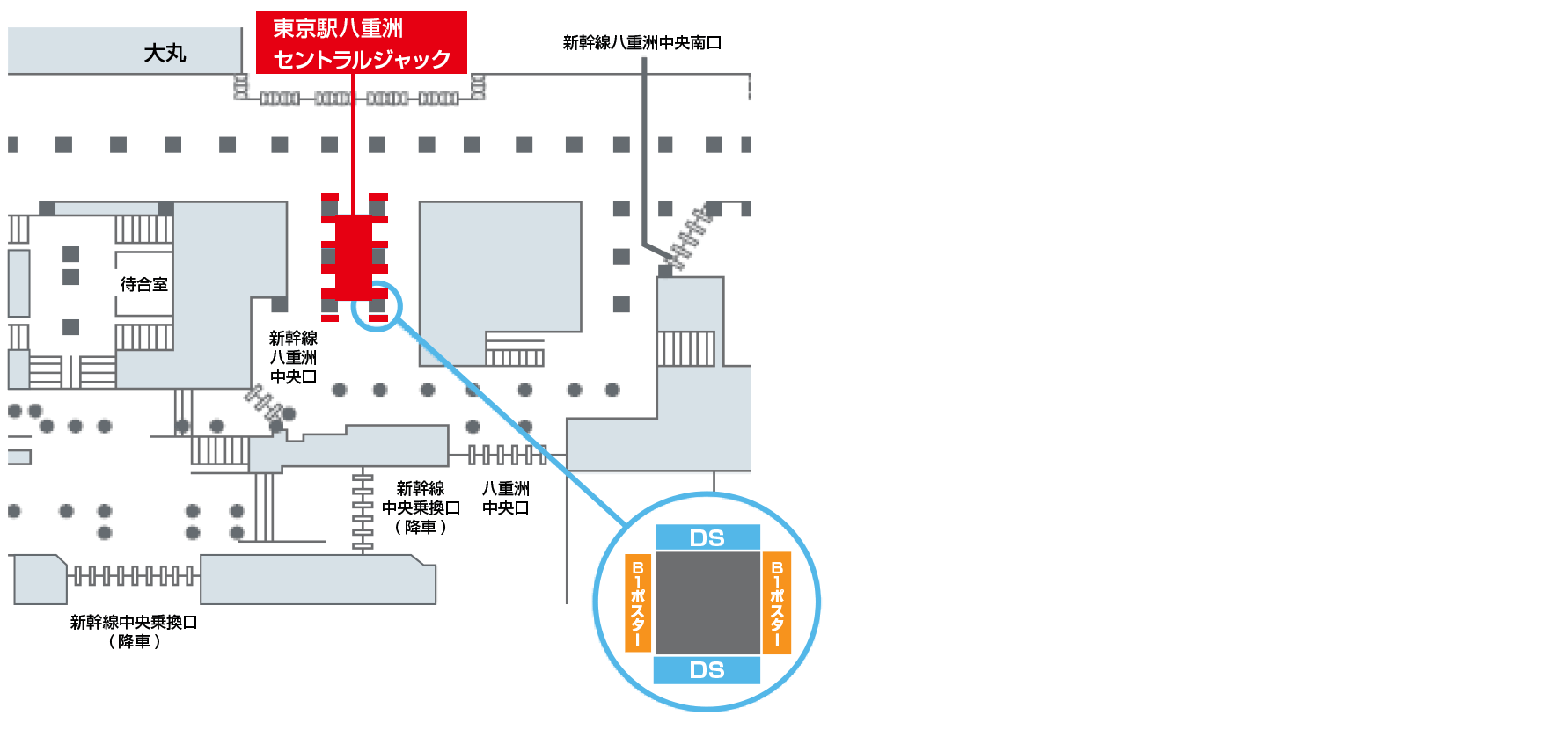 掲出位置図